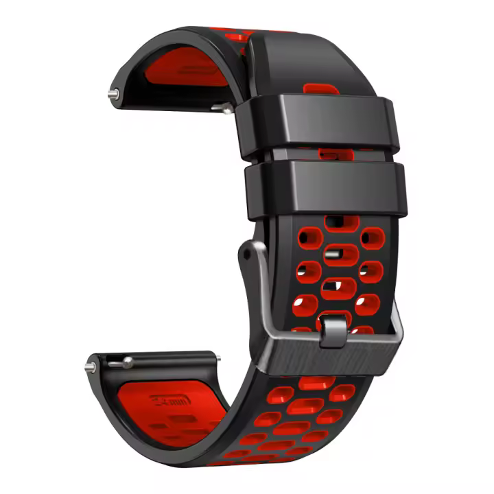 Correa De Pulsera De Silicona 24mm Para Suunto 9 Baro 7 D5 Spartan Sport HR Smart Watch Transpirable Pulsera Accesorio De Reloj - 1