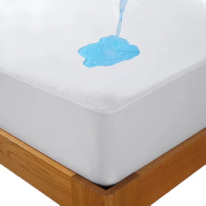 Sábana Elástica De Terciopelo Suave 1pc Protector De Manta Con Bolsillo Profundo Impermeable Y Transpirable Para Cama Adulto - 1