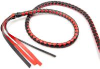 Bull Whip 6,5 Pies vaca cuero de la PU del vientre y reforzar construcción caballo para al aire libre - details 2