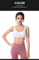 Nueva Sujetador Deportivo Para Mujer Push up Cross Back Shockproof Running Gimnasio Entrenamiento Yoga Top Corto De Fitness - details 5