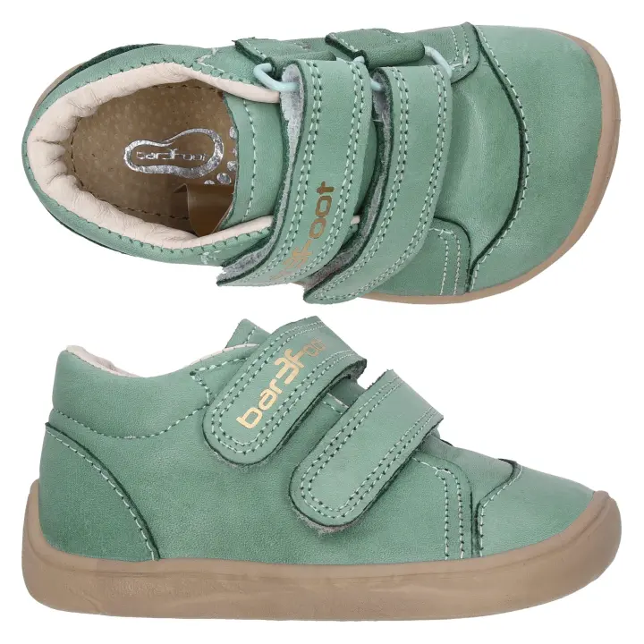 Botines respetuoso de piel turquesa modelo Elf STEP de Bar3foot - 1