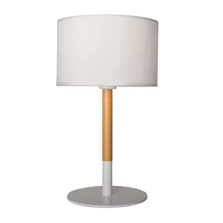 Barcelona Lámpara de mesa nórdica LED "CLASS" E27, Lámpara de mesa estilo nórdico, cuerpo de lámpara de madera - 1