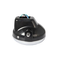 Faros De Motocicleta Negro Faro Frontal Redondo 12V Luz Universal Para Honda Suzuki Yamaha Harley Cafe Racer Accesorios De Iluminación Para Vehículos - details 4