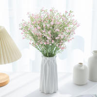 5 Tenues De Flor Artificial Gypsophila Para Boda Navidad Decoración De Hogar Vaso Fotografía Propiedad Color Simulación Plantas Material Plástico - details 2