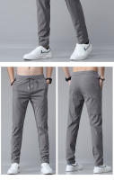 Pantalones De Correr Para Hombre Pantalones Casuales De Verano Transpirables Y Secado Rápido De Seda De Hielo Con Cintura Elástica Estilo Deportivo Pantalones De Rodilleras - details 14