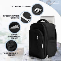 Mochila De Viaje Impermeable Para Hombres Y Mujeres Con Portátil Capacidad De 20-35 Litros Material De Nylon Bolsa De Equipaje De Cabina Ryanair Capacidad Grande Para Exteriores - details 3