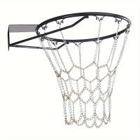 Red De Baloncesto Duradera De Acero Galvanizado Red De Objetivo Clásica De Deporte Cadena De Acero Red De Baloncesto - details 1