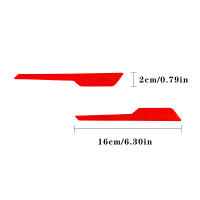 2pcs/set Almohadillas De Seguridad Reflectoras Para Parachoques De Coche Adhesivo De Alarma Reflectante Para Parachoques Trasero - details 0