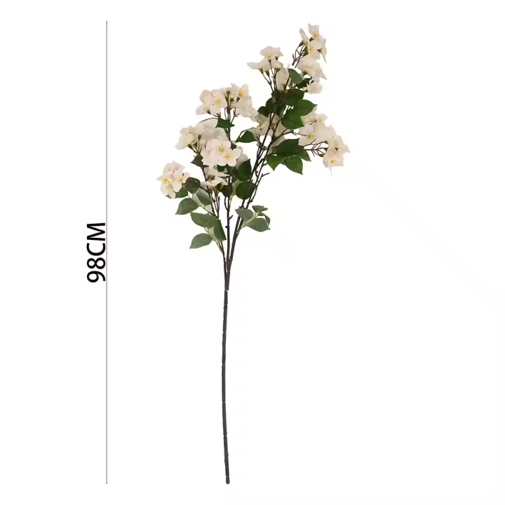 Poenia Arte Floral - Vara de Hortensia Artificial 98cm 2pcs - Realista y Duradero - 1