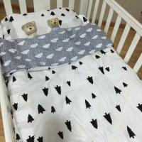 Juego de ropa de cama sin revolver para Bebe, cuna para Niño Pequeño, ropa de Cama para Bebe recién nasido, Funda nórdica de 3 piezas, Funda de almohada,ropa de Cama de dibujos animados para recién nacido, - details 3