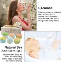 6pcs Bombas de baño Bola de baño Natural Bola de Bola orgánica for bañera SPA Relajante Bombas de baño - details 4