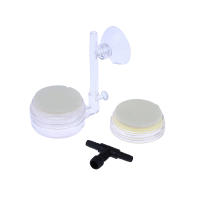 1Pc Atomizador De Acuario Transparente Difusor De CO2 Purificador Material PC Placa De Cerámica Especial Para Tanque De Peces - details 6