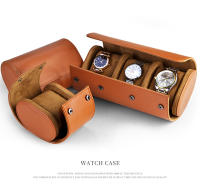 Caja De Almacenamiento Para Relojes De Lujo Vintage Portátil Organizador De Viaje Para Hombres Caja De Exhibición De Relojes De Cuero Gifting - details 12