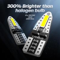 AUXITO 10Pcs W5W T10 LED CANBUS Error Free 12V Luz Blanca Brillante 6000K Bombillas LED Para Iluminación Interior Del Coche Universal 194 168 7020SMD - details 3