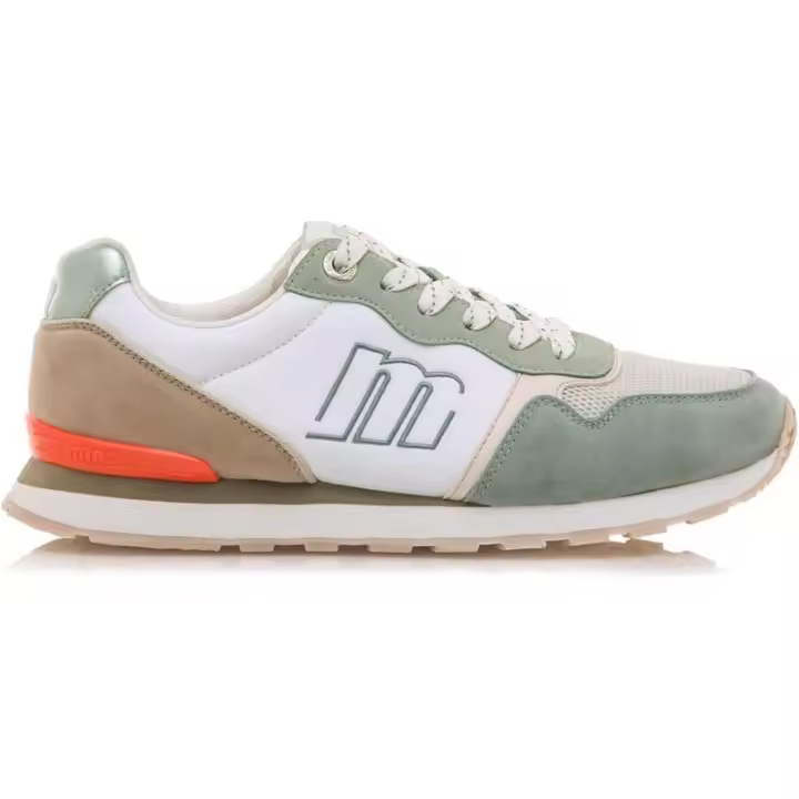 Mustang - Zapatillas para Mujer - Blanco - Joggo Classic con Detalles Multicolor - 1