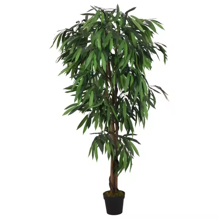Árbol de mango artificial con 300 Hojas Verde 80 cm - 1