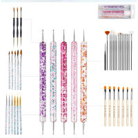 Set De Pinceles Para Arte De Uñas Con Pluma De Terapia De Luz Colorida Y Doble Punta Herramientas De Uñas Precisas - details 7