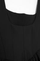 Vestido De Noche Para Mujer ZBZA Con Cuello Cuadrado Y Tirantes Anchos Bolsillos Ocultos Cierre De Zipper Chic Para Navidad Y Otoño Invierno - details 24
