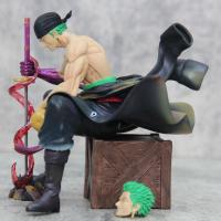 Figura De Anime Roronoa Zoro Sentado 15cm Modelo Ornamento De Escritorio Para Coleccionistas Jóvenes Hombres Decoración De Juguetes - details 5