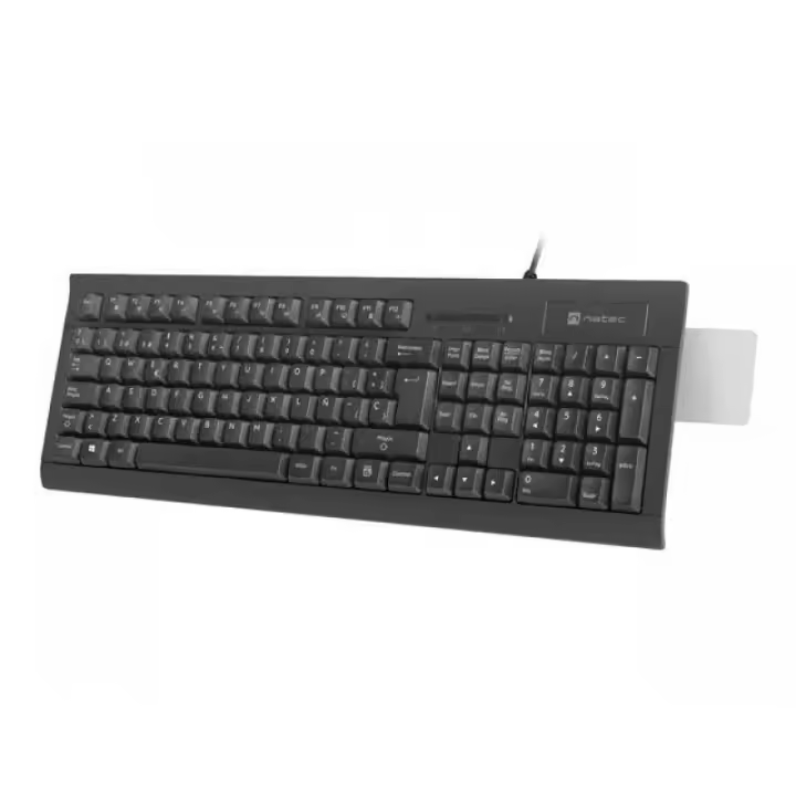 NATEC MORAY ES KEYBOARD WITH SMART ID CARD READER WIRED - 1
