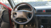 Cubierta De Volante De Coche De Cuero Para Volkswagen Passat B5 Golf 4 Skoda Octavia Cubierta De Volante De Cuero Superior Para Automóviles - details 4