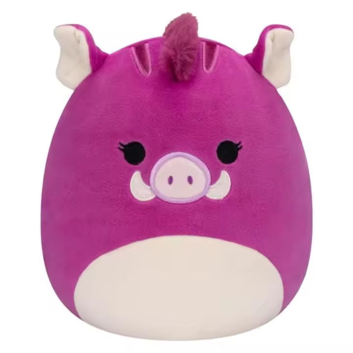 Peluche Squishmallows 19cm Jenna Jabalí púrpura SQCR04116-JENNA ToyPartner - 1