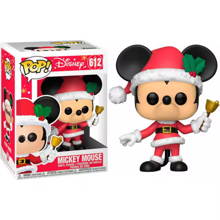 Funko - Figura Pop Disney Holiday Mickey - Funko Pop Coleccionable De Edición Limitada - Funko Pop Diseño Detallado Y Realista - Funko Pop Ideal Para Regalo - Funko Pop Gran Variedad De Personajes - 1