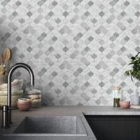 Pegatina De Pared 3D Falsa Drip Tile Autoadhesiva Kuujojo Para Cocina Sala De Estar Y Baño Fácil De Quitar Tamaño 12x12 Pulgadas - details 2