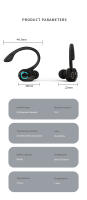 Auriculares Inalámbricos VAORLO Bluetooth 5.2 Para Negocios Con Cancelación De Ruido Y Micrófono Mini HIFI Bass Ear-Hook Para Deportes Y Juegos - details 16