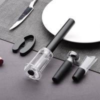 Juego De Abrevidrios Y Botella De Vino Con Bombín En Acero Inoxidable Herramientas De Cocina Accesorios De Bar Pneumático - details 6