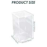 Enclosure De Acrílico Para Reptiles Terrario De Cría Transparente Para Dragón Barbudo Y Araña Cisne Jaula De Habitaculo Para Escorpión - details 0