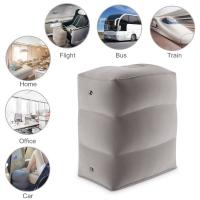 Almohada De Apoyo Para Pies Inflable Portátil Con Almacenamiento Tamaño Triple Para Viajes Al Aire Libre Con Soporte De Piernas - details 4