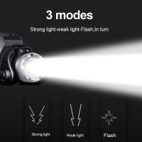 Linterna Frontal LED Super Potente 10000LM Recargable Por USB Con 3 Modos Para Pesca Y Camping Faro De Mano 18650 Impermeable - details 22