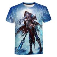 Camiseta De Moda Casual Para Hombre Y Mujer World of Warcraft 3D Printed Harajuku Oversized Tees Tops De Polyester Para El Verano - details 6