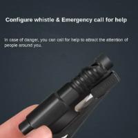 Martillo De Seguridad Para Coche Mini Multiusos Para Escape Y Romper Vidrio Herramienta De Rescate Para Ventanas De Coche En Un Segundo - details 3
