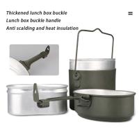 TARKA Caja De Almuerzo Para Camping Con Taza De Acero Inoxidable Set De Cocina Al Aire Libre Utensilios De Comedor Militar - details 5