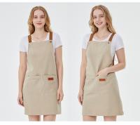 Aguas Repellente Del Apron De Cocina Unisex Con Bolsillos Para Trabajo Limpieza Restaurante Waiter Apron De Florista Tienda De Té En Bolsa Pinafore - details 8
