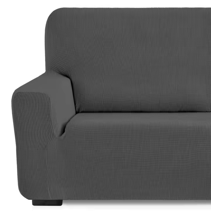 Eiffel Textile - Funda de Sofá Bielástica Adaptable. Protector Cubre Sofa. Liso Lavable Resistente Transpirable. Con Elastomero. Modelo Monaco diseño cuadros - 1
