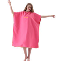 Poncho De Playa Con Capucha Para Adultos Toalla De Baño De Microfibra Toalla De Natación Wetsuit Toalla Cambio Surf - details 54