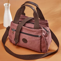 Nueva Bandolera Multifuncional Para Mujer Bolsa De Hombro Mensajera De Lona Con Gran Capacidad Estilo Casual Para Todas Las Occasiones - details 5