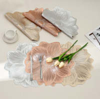 1pcs Matiz De Loto Resistente Al Calor Y Lavable Fundas Para Platos Decorativas Para Mesa Modernas Ecológicas Para Fiestas Y Boda - details 2