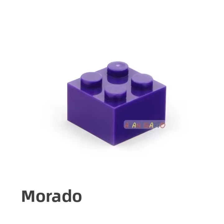 300pcs De Bloques De Construcción DIY 2x2 Dots Figuras Compatible Con 3003 Juguetes Educativos De Plástico Creativos Para Niños - 1