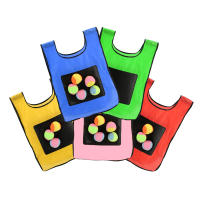 Juguetes De Tiro Adhesivos Para Niños Chalecos Camisetas Y Bolas Adhesivas Interacción Padres-Hijos Juegos Al Aire Libre - details 0