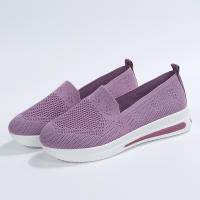 Zapatos de mujer de talla Grande, Nuevos, de Primavera y Verano, Planos, informales, de Malla transpirable, Con Suela Gruesa, Deportivos e informales. - details 6