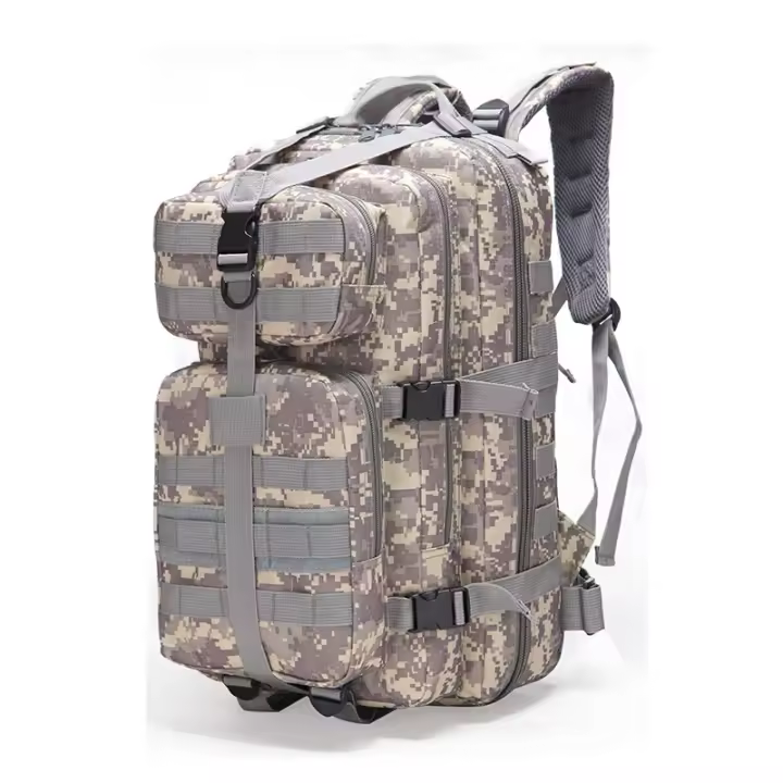 Mochipa táctica de Asalto 3P para aficionados militares, mochila de Montañismo de Doble hombro para Exterior, impermeable, de camuflaje, median de 35 L. - 1