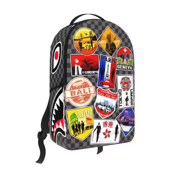 Mochila Sprayground 910B6265NSZ Global Mogul Interpol - 1