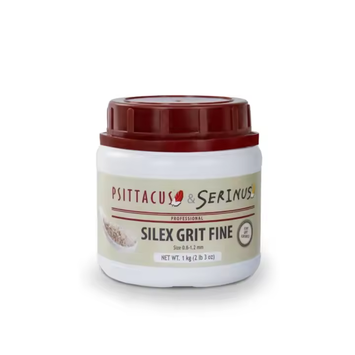 PSITTACUS & SERINUS - Silex Grit Fine (1 kg) - Alimento Complementario en Arena calibrada de Sílex de Granulometría Fina - 1