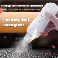 Limpieza Profunda Facial Con Scrubber Ultrasonido Dispositivo De Cuidado Personal Belleza Eliminador De Quistes Cutáneos USB Acrylic - details 0