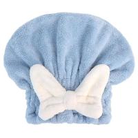 Gorro De Secado Rápido Para Cabello Seco Super Absorbente Con Lazo Accesorios De Baño Lindos Y Nuevos Algodón Tejido Cebolla Capa De Poliéster / Algodón Origen Zhejiang China - details 2