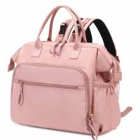 Mochila para mamá, bolso de mano para guardar biberones y pañales, mochila impermeable que se puede colgar en el cochecito de bebé, bolsa de almacenamiento - details 9